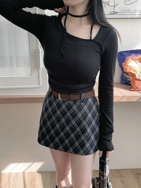 曲線女王 抓皺小心機長袖上衣 修身顯瘦版（5色） 