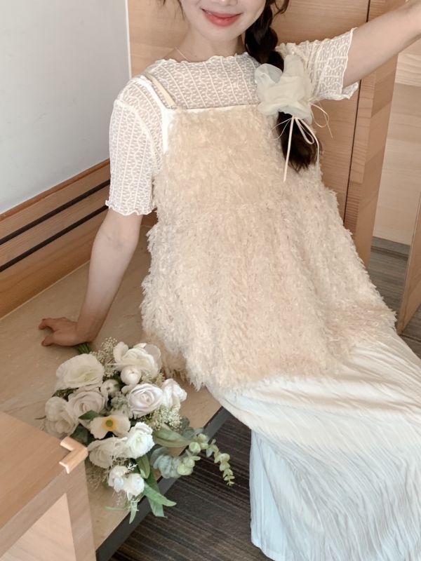 唯美收藏家 透紗感蝴蝶結法式大髮圈 (2色) 