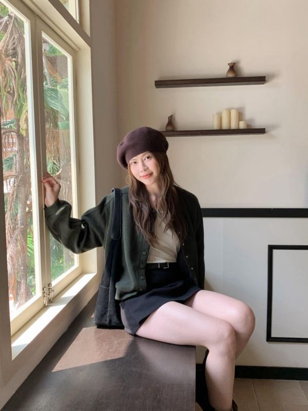 深焙秋日手札 棉質排扣罩衫＋背心兩件套 日系條紋開襟外套 秋季層次穿搭 （4色） 