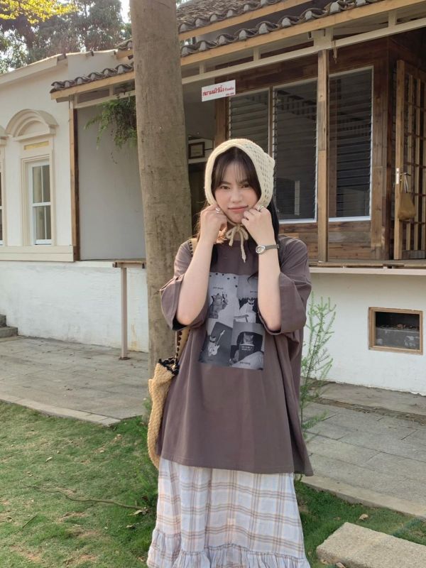 午後貓咪印花T（4色） 