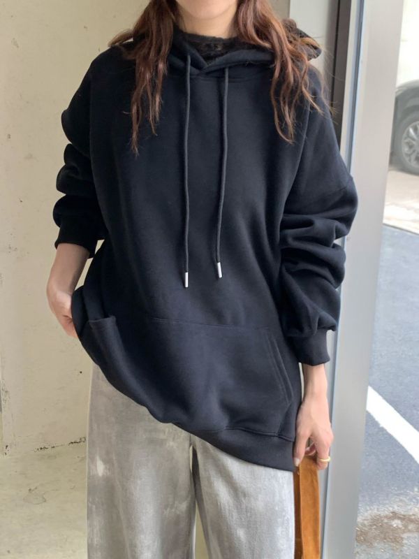 衣櫃裡常客 秋冬命定素面帽T 
