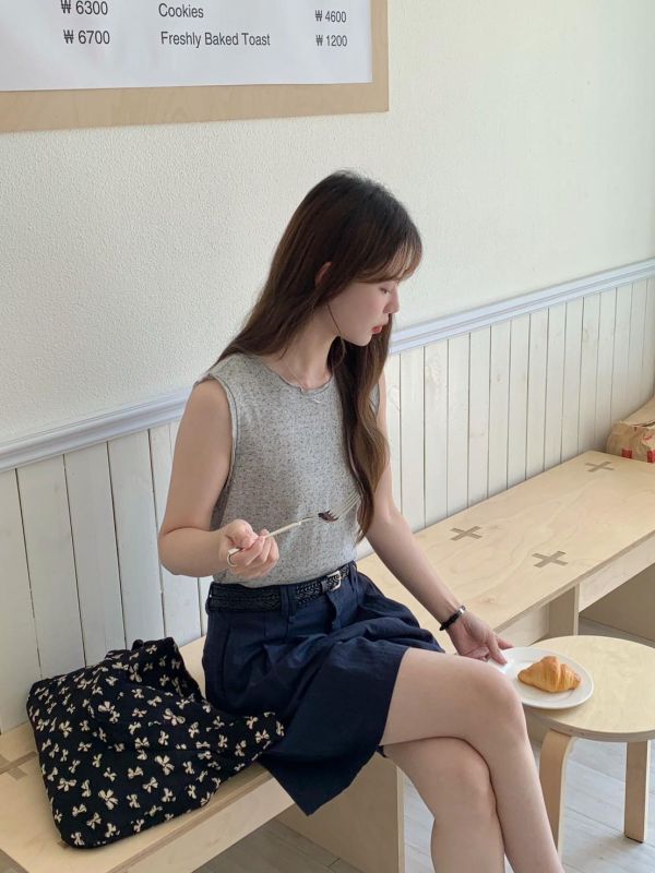 午後浪漫  小碎花背心（3色） 