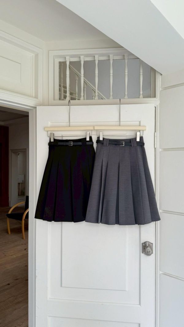 像初戀一樣的百褶裙 高腰顯腿長 學院風百搭短裙 氣質顯瘦款（2色） 