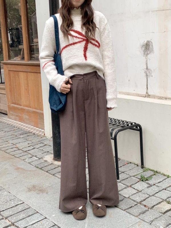 紳士起源 韓系洗水麻棉寬褲 垂墜顯瘦直筒 高腰修身 涼感不悶 通勤日常必收（5色） 