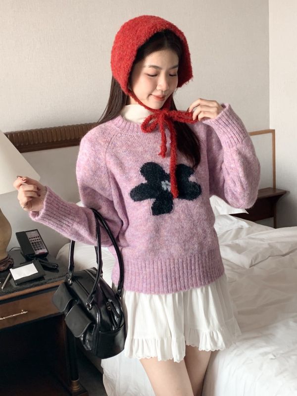 甜霧花園 柔軟毛絨毛衣 