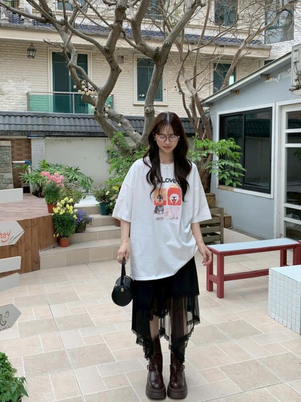 慢慢生活小狗短T 韓系質感上衣（4色） 