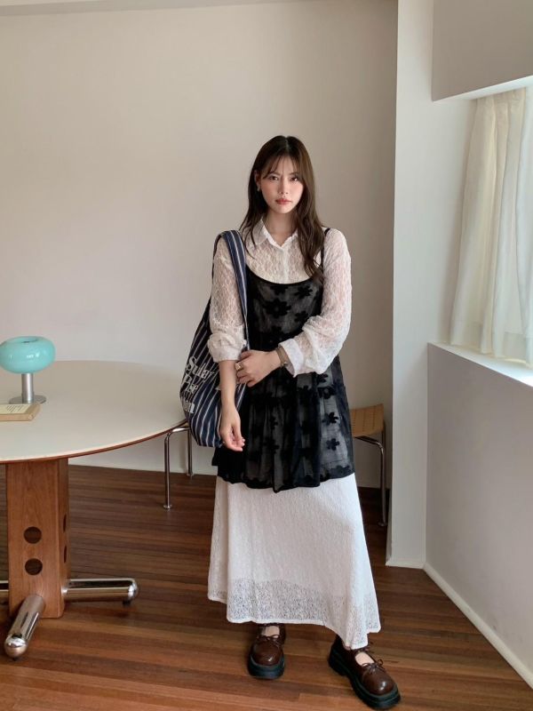 花開那一刻 側綁帶細肩背心 顯瘦版型（3色） 