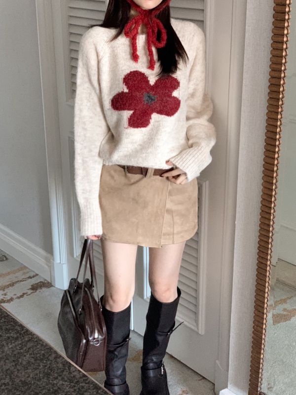 甜霧花園 柔軟毛絨毛衣 