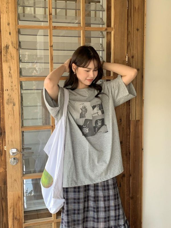 午後貓咪印花T（4色） 