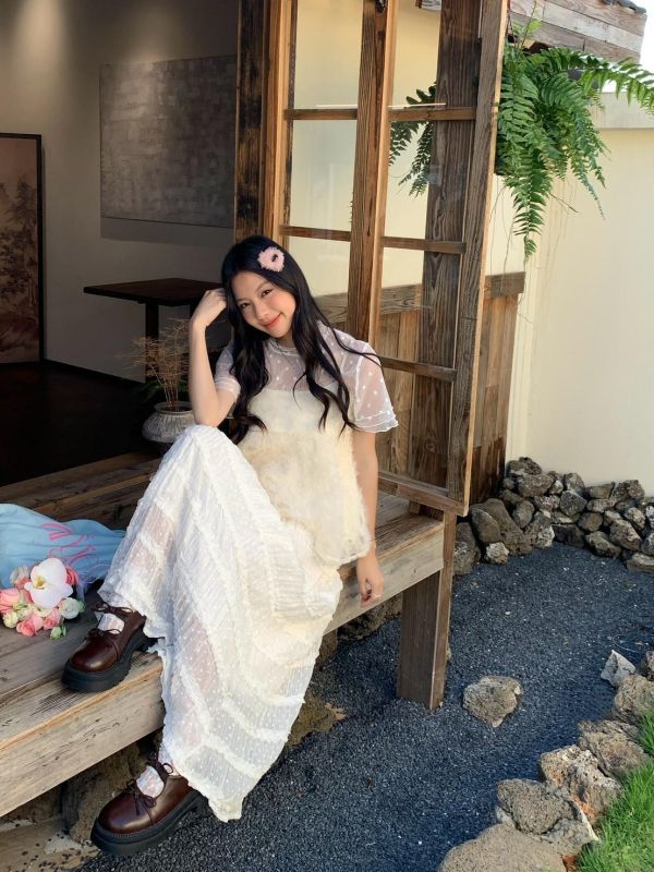 自訂款 花霧誓約 立體羽感細肩背心婚禮甜美款（3色） 