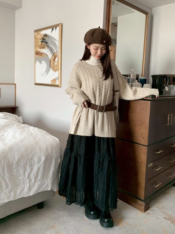 白日夢泡泡紗長裙（2色） 