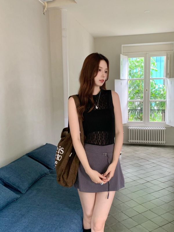 白露玫瑰背心 法式透膚上衣 氣質婚禮穿搭(3色） 