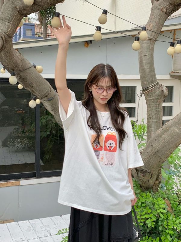 慢慢生活小狗短T 韓系質感上衣（4色） 