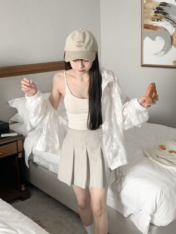 涼爽計畫  冰肌收副乳細肩帶背心（胸墊可拆） 3色 