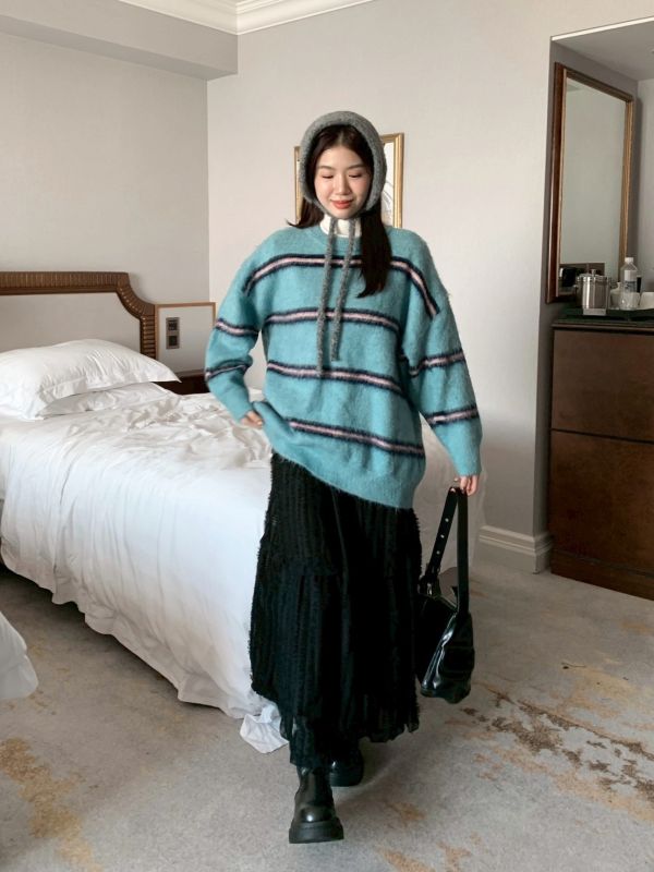 白日夢泡泡紗長裙（2色） 