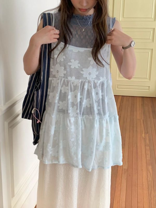 花開那一刻 側綁帶細肩背心 顯瘦版型（3色） 