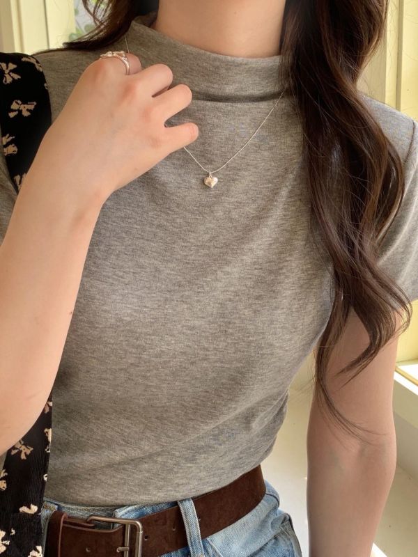 南法慢生活 百搭彈力側抓皺上衣（5色） 