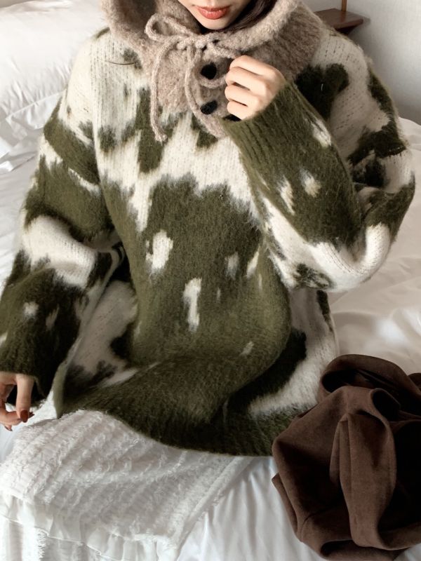 甜韓街拍感 渲染毛絨上衣溫暖又有型 