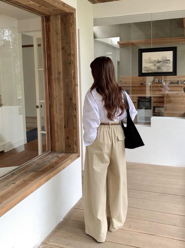 清晨藍調百搭長袖襯衫 顯瘦襯衫 學院風襯衫 氣質藍色襯衫 上班通勤穿搭（2色） 