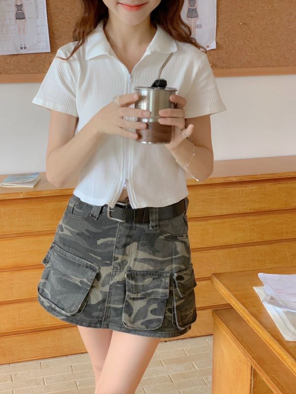 陽光系女孩必收 拉鏈上衣（3色） 