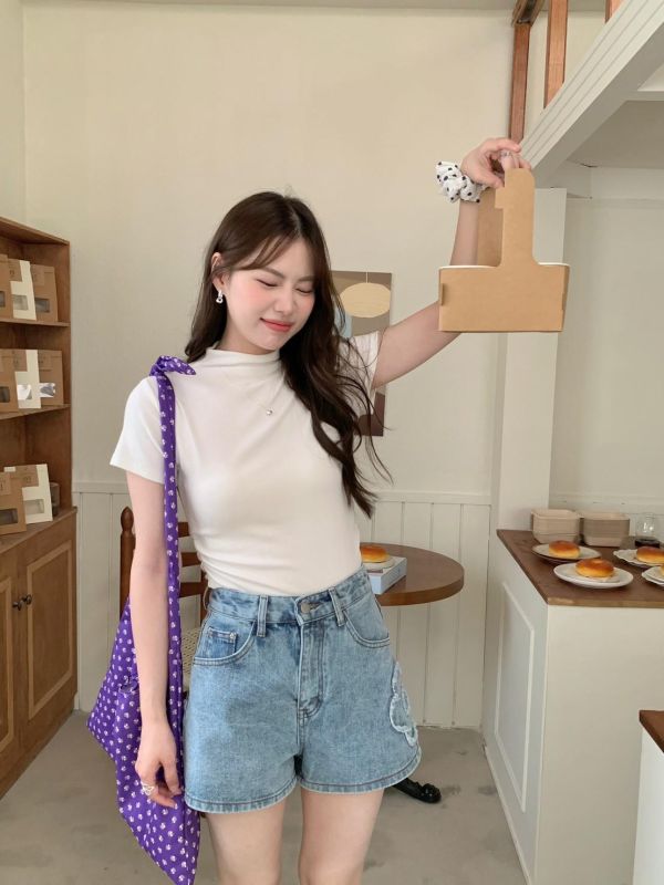 南法慢生活 百搭彈力側抓皺上衣（5色） 