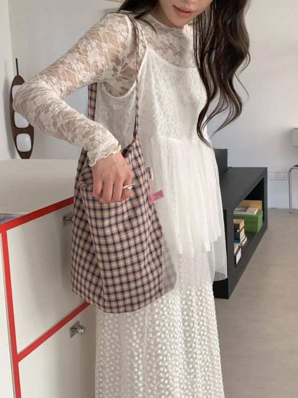 星光輕紗娃娃背心 韓系透紗層次 小性感寬鬆顯瘦 外搭內搭背心（4色） 