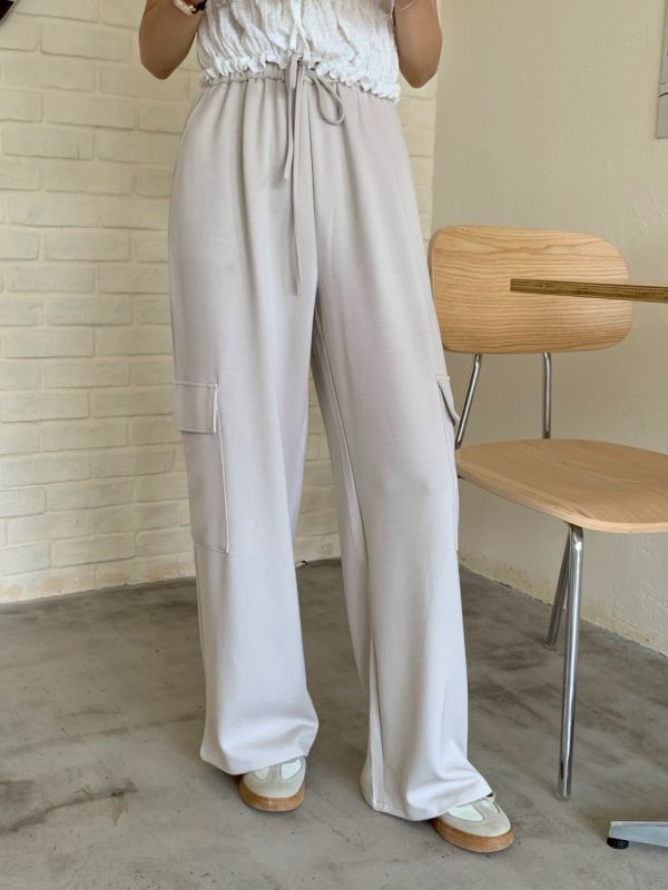 舒服到可以穿一個禮拜  鬆緊帶工裝棉褲 