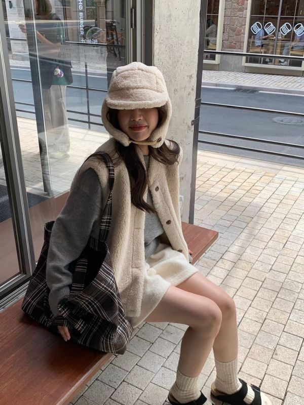 上學日的早晨 格紋大容量托特包 上課通勤都能裝 （2色） 