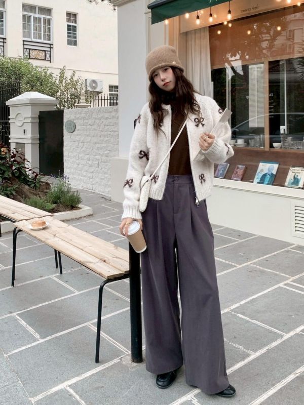 紳士起源 韓系洗水麻棉寬褲 垂墜顯瘦直筒 高腰修身 涼感不悶 通勤日常必收（5色） 