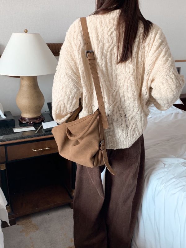 自訂款 奶油編織 立體麻花厚針織上衣 顯瘦寬鬆款（3色） 