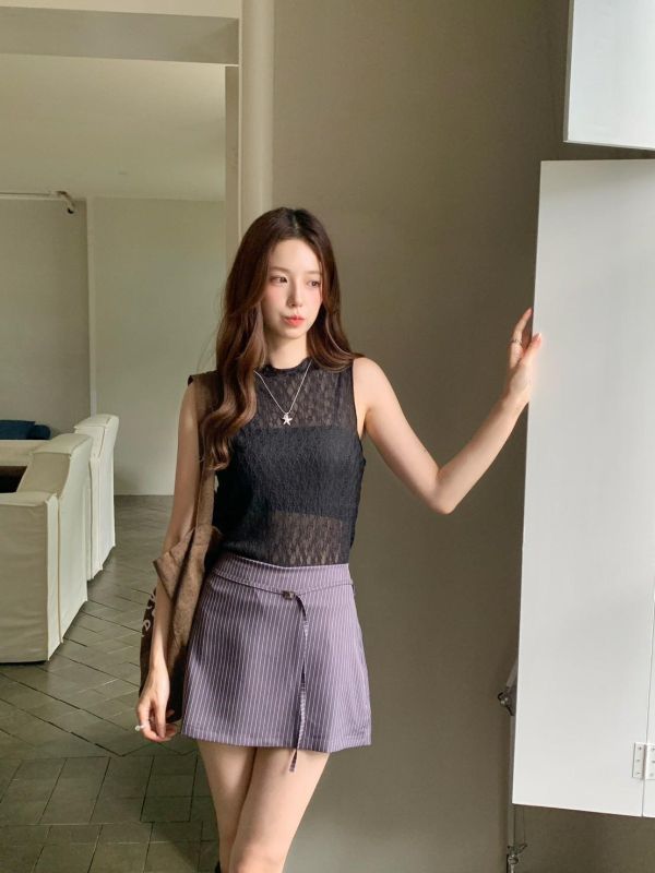 白露玫瑰背心 法式透膚上衣 氣質婚禮穿搭(3色） 