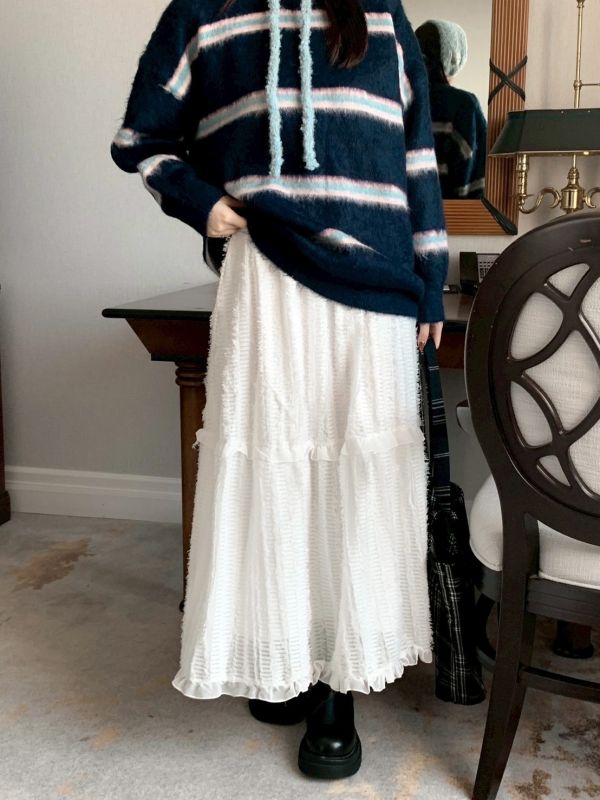 白日夢泡泡紗長裙（2色） 