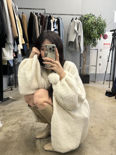 正韓慵懶口袋罩衫 