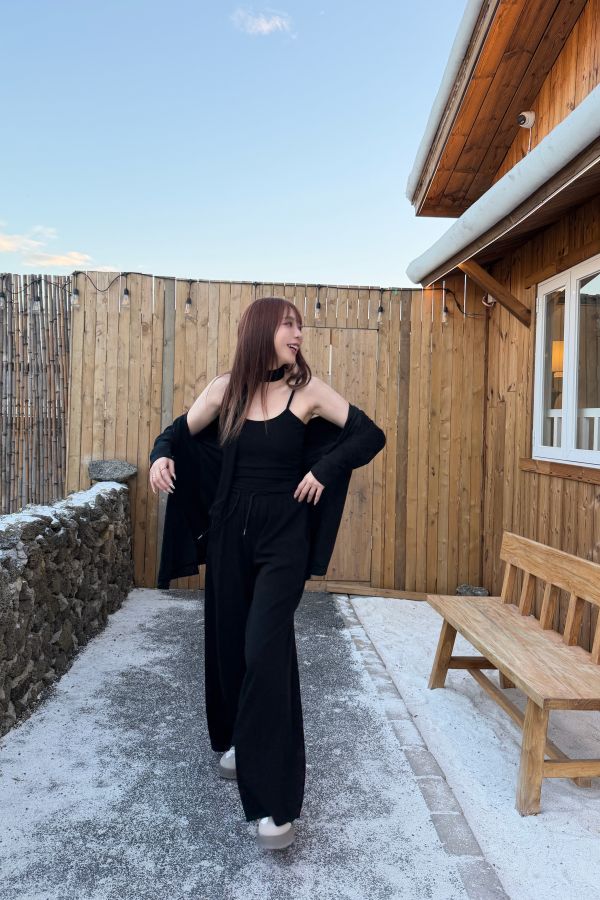 三件式胸墊背心套裝掛脖 