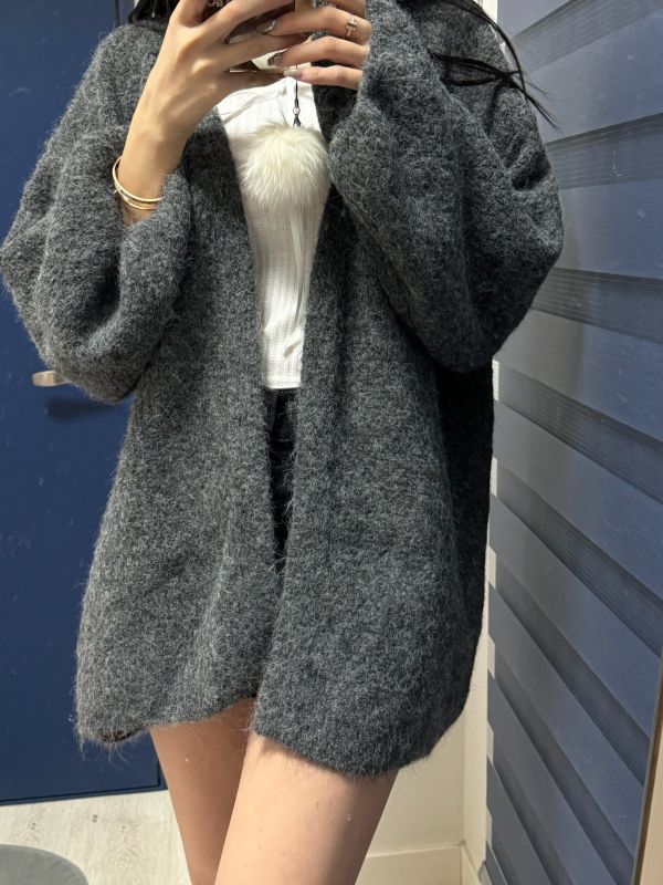 正韓慵懶口袋罩衫 