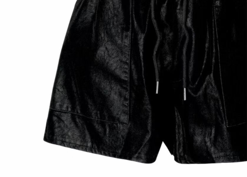 正韓超質感小眾麂皮個性套裝 