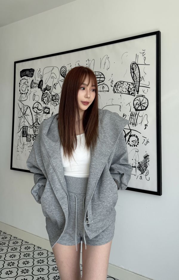 連帽外套質感運動套裝 