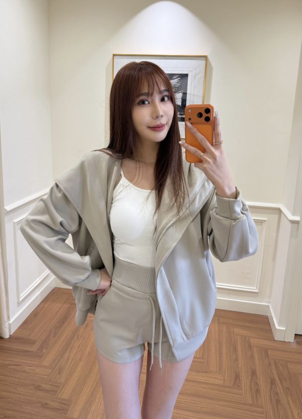 連帽外套質感運動套裝 