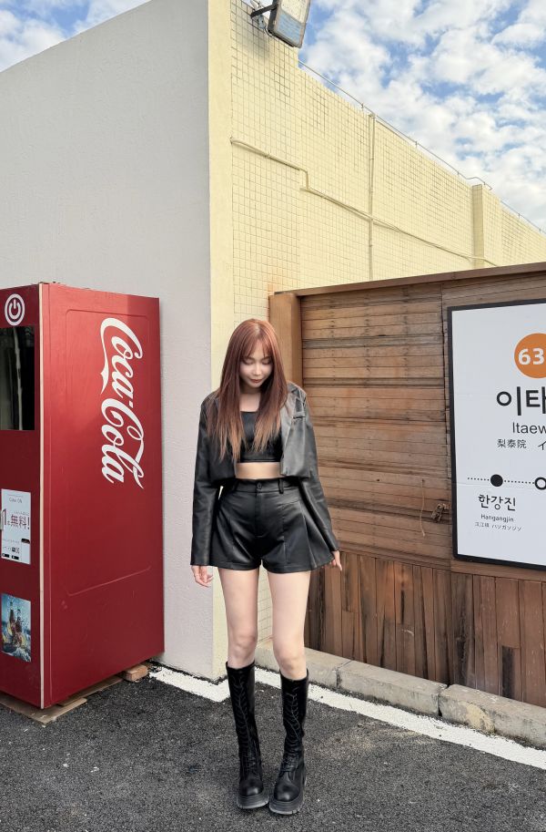 胸墊皮質三件式質感設計套裝 