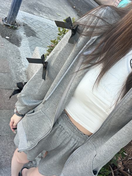 獨家高訂滿蝴蝶結休閒質感套裝 