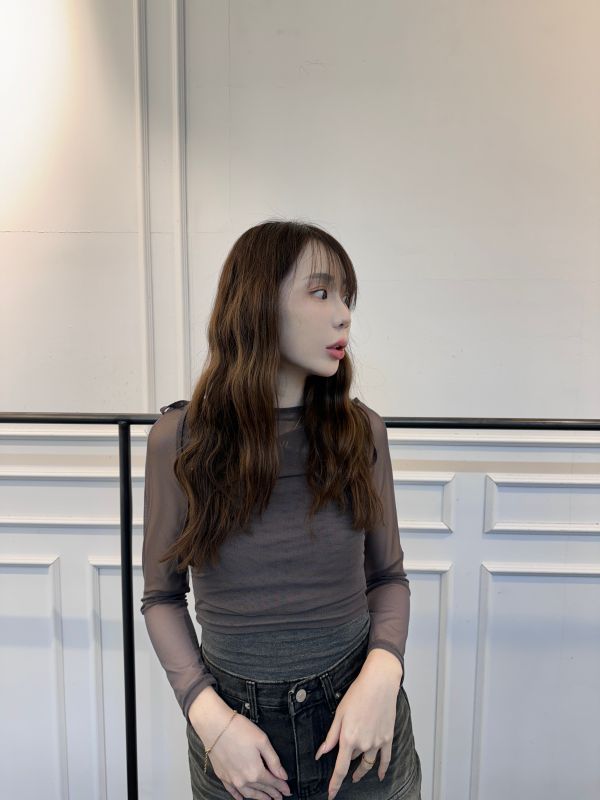 ✨正韓網紗蝴蝶結小背心兩件式上衣✨ 