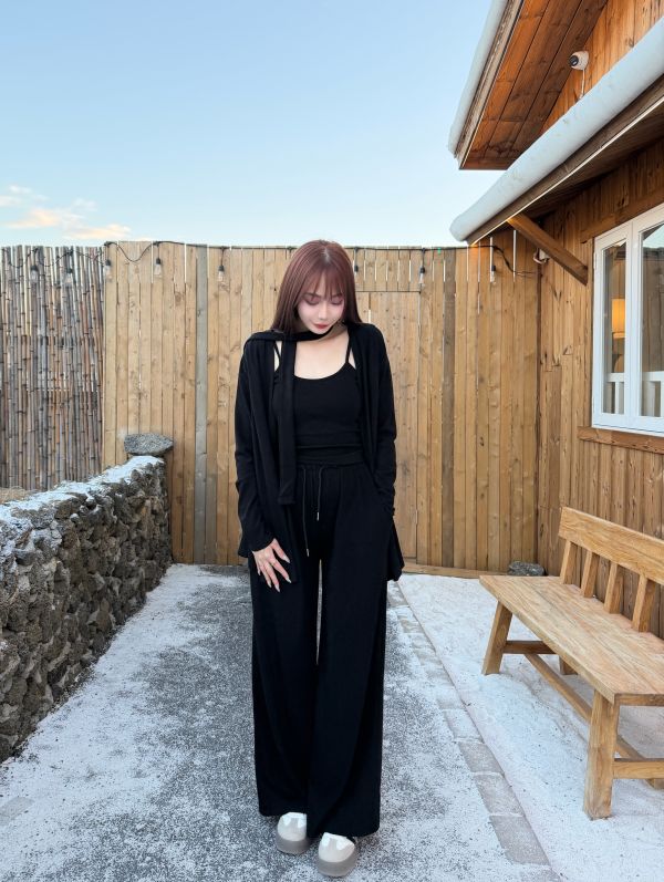 三件式胸墊背心套裝掛脖 