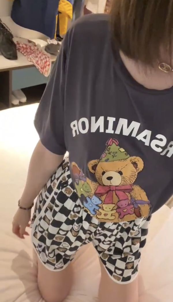 質感熊熊睡衣套裝 