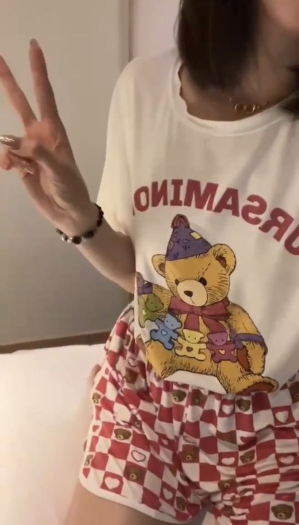 質感熊熊睡衣套裝 