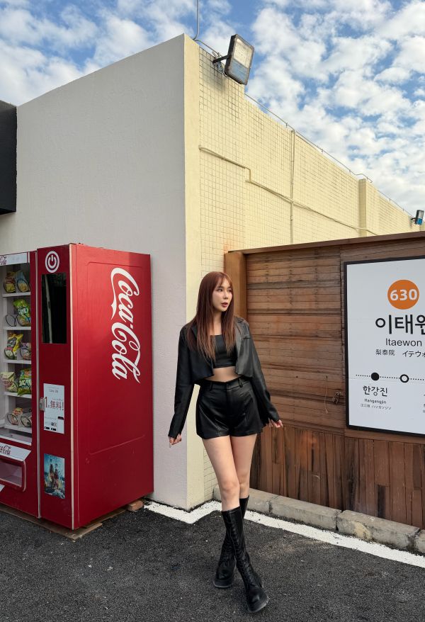 胸墊皮質三件式質感設計套裝 