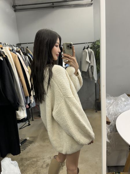 正韓慵懶口袋罩衫 