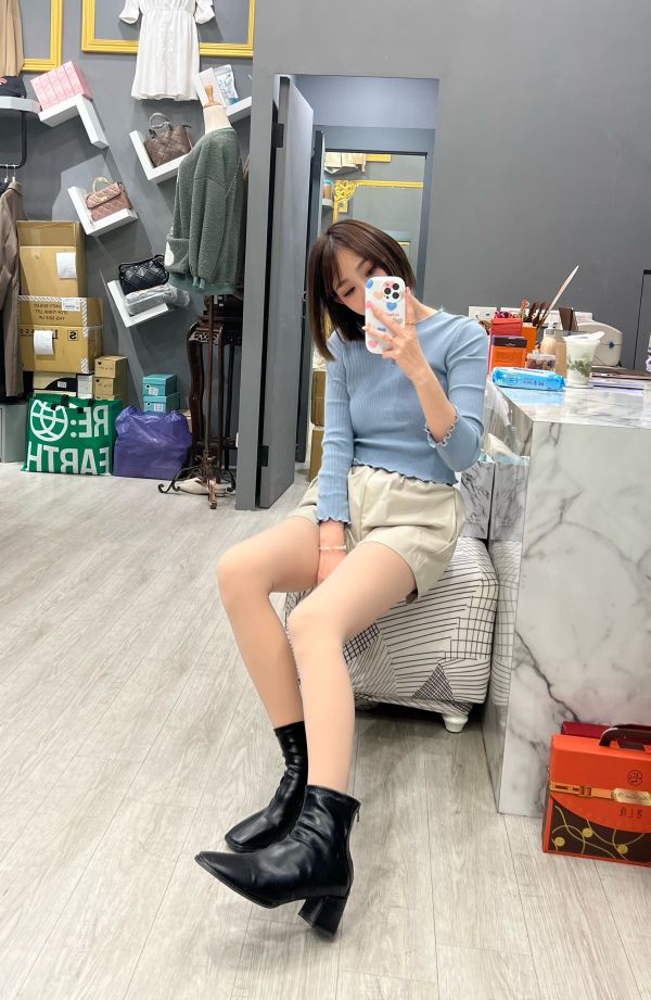 台灣製假透膚褲襪 