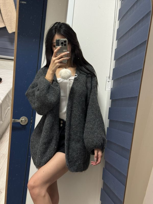 正韓慵懶口袋罩衫 