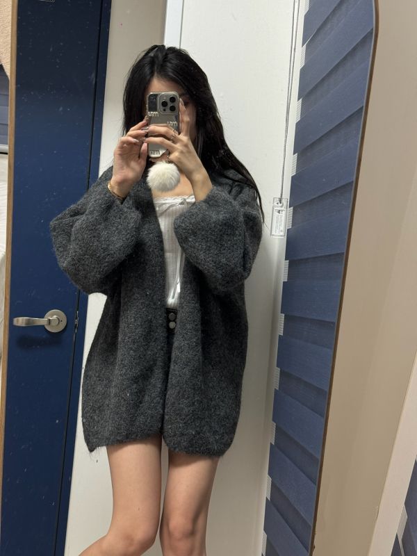 正韓慵懶口袋罩衫 