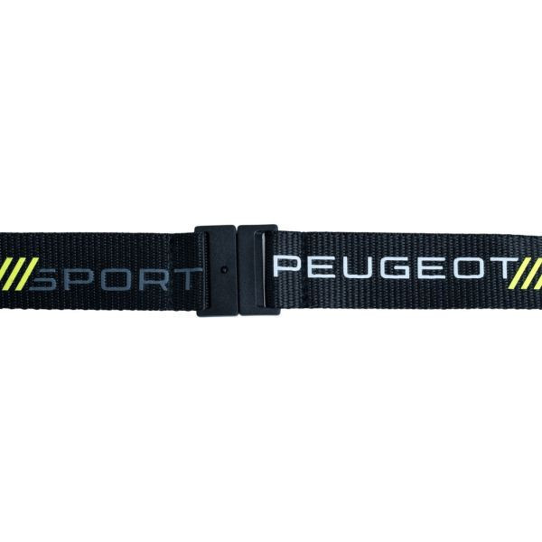 PEUGEOT SPORT 9X8 黑色快拆識別證帶 II PEUGEOT, 寶獅